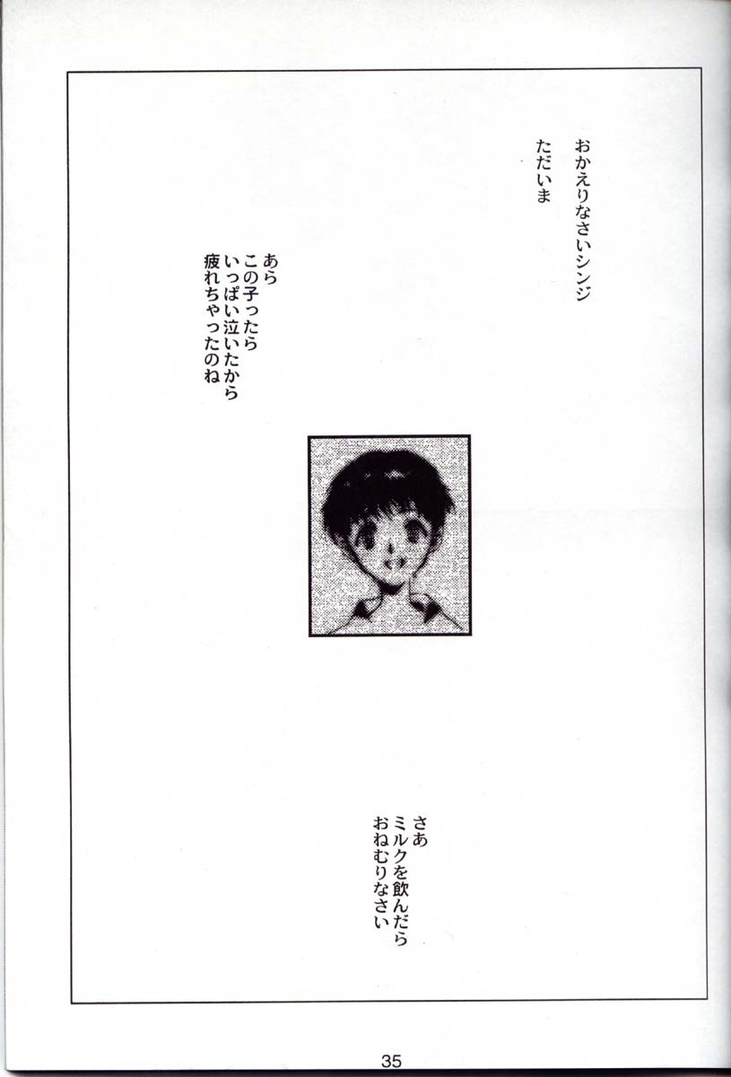 (C52) [CHOCOLATE SHOP (CHOCO)] Houtai Shoujo THE THIRD (Neon Genesis Evangelion) page 34 full