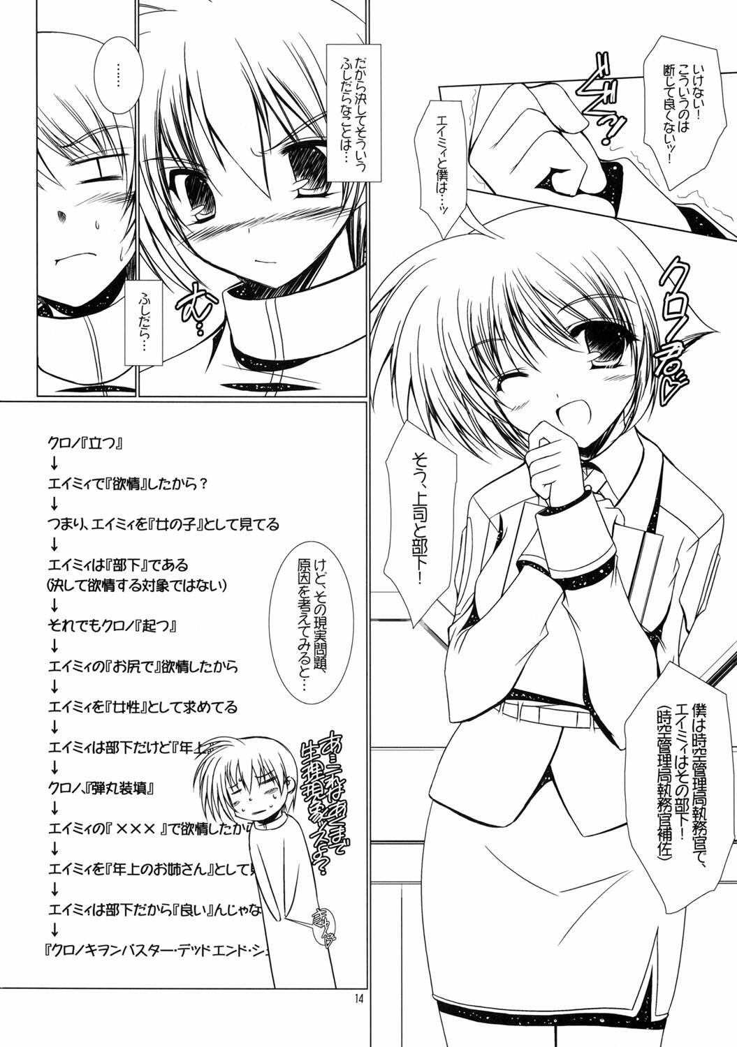 (C69) [Ponbikiya (Ibuki Pon)] Fukayomi Kinshi no Amy-san hon (Magical Girl Lyrical Nanoha StrikerS) page 13 full