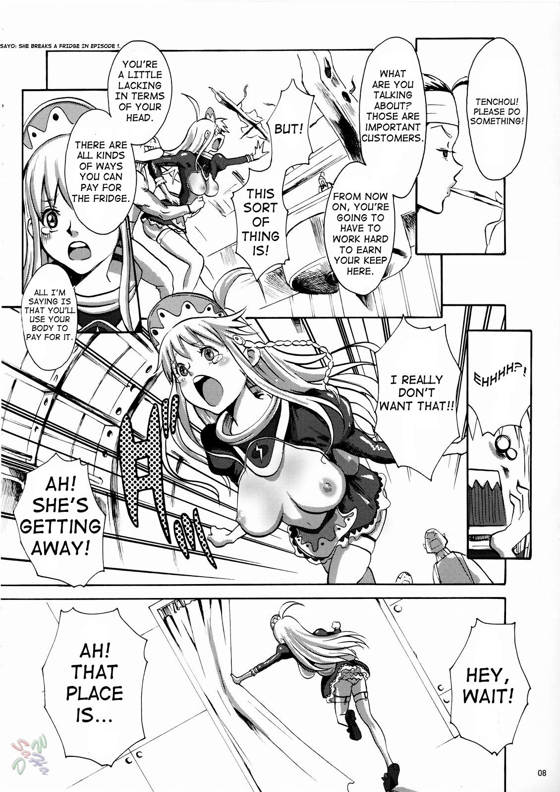 (C67) [Manga Super (Nekoi Mie)] Gainamix (Top wo Nerae 2!) [English] [D-W] page 8 full