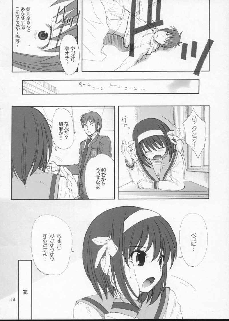 (C71) [Oh!saka Spirits (Aiyama Toshikazu, Ugeppa)] ROSEN RITTER (The Melancholy of Haruhi Suzumiya) page 18 full