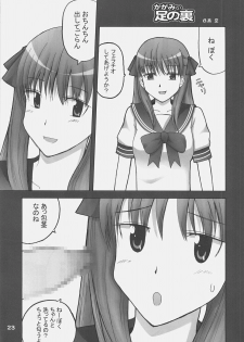 (C72) [OTAUT-R (Hidaka Sora, Sumeragi Hamao)] Kagami no Ashi no Ura (Lucky Star) - page 22