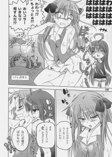 (C72) [OTAUT-R (Hidaka Sora, Sumeragi Hamao)] Kagami no Ashi no Ura (Lucky Star) - page 7