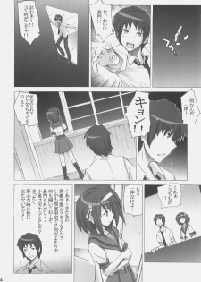 (C70) [Poyopacho (UmiUshi)] Poyopacho DESHO (The Melancholy of Haruhi Suzumiya) - page 13