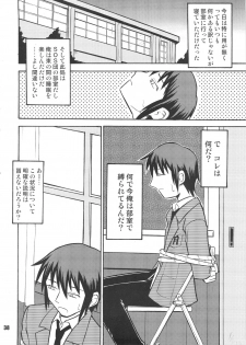 (C71) [RPG COMPANY2 (Various)] SOSdan spirits! (Suzumiya Haruhi no Yuuutsu) - page 37