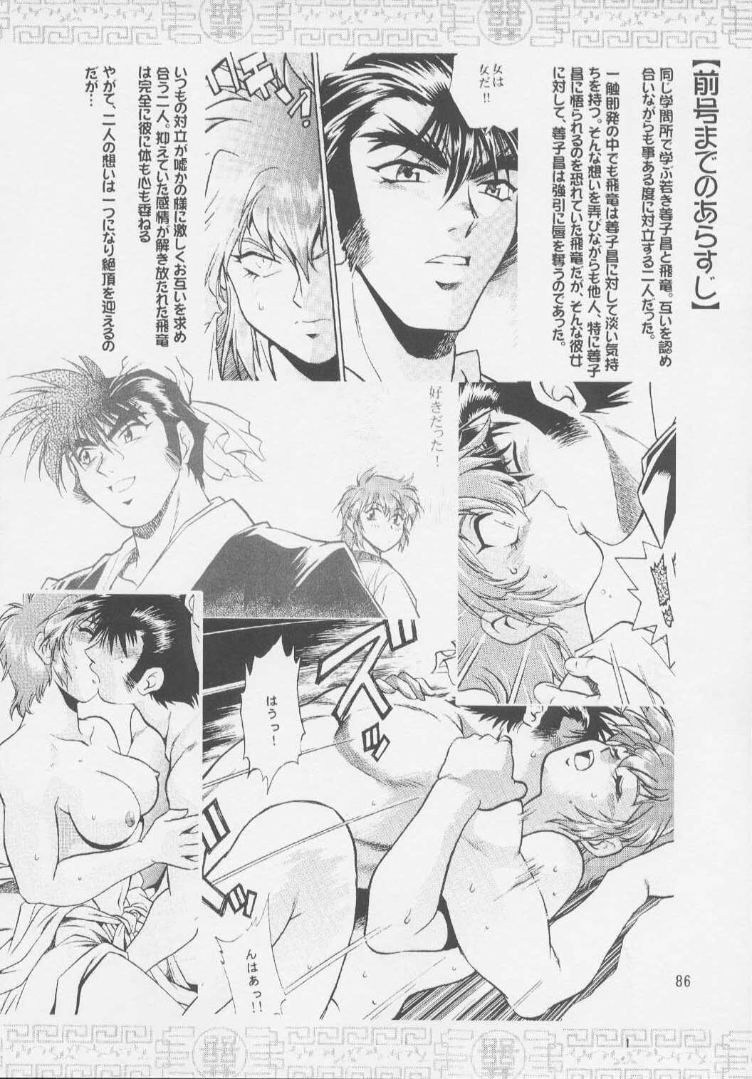 (C64) [Studio Katsudon (Manabe Jouji)] Uraginga Sengoku Gun Yuuden Touitsu hen (Ginga Sengoku Gun Yuuden Rai) page 84 full