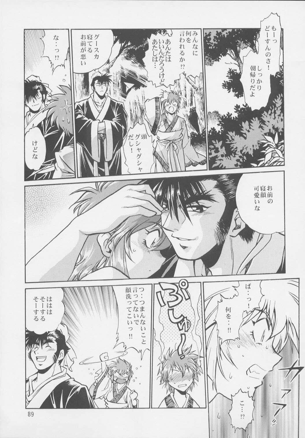 (C64) [Studio Katsudon (Manabe Jouji)] Uraginga Sengoku Gun Yuuden Touitsu hen (Ginga Sengoku Gun Yuuden Rai) page 87 full