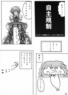 (C66) [Takitate no Okoge, Cave (Ryosuke, Hachi)] Goutsukurishi Kaze (Touhou Project) - page 22