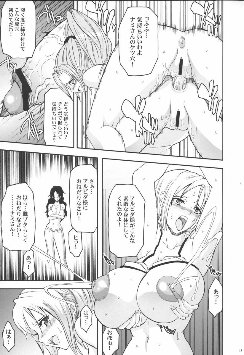 (C70) [Youkai Tamanokoshi (CHIRO)] SILENT SEA Revenge!! (One Piece) page 14 full