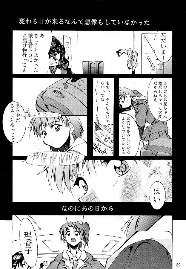 (C55) [Studio KIMIGABUCHI (Entokkun)] KEEP the FAITH (Kare Kano, Saber Marionette J, Mamotte Shugogetten!) page 88 full