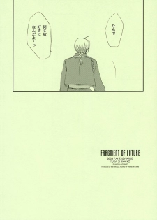 (C67) [FANTASY WIND (Shinano Yura)] FRAGMENT OF FUTURE (Fullmetal Alchemist) - page 35