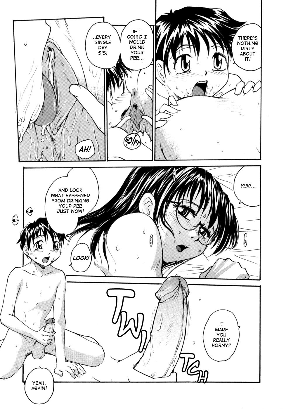 [RaTe] Ane to Megane to Milk - Sister, glasses and sperm. [English] [TCup] page 101 full