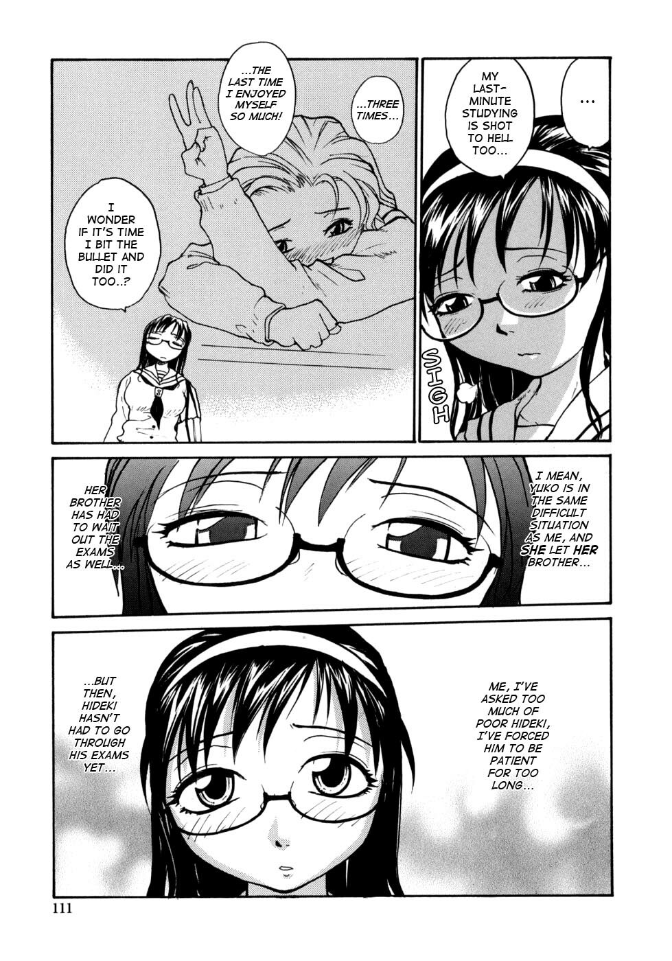 [RaTe] Ane to Megane to Milk - Sister, glasses and sperm. [English] [TCup] page 111 full