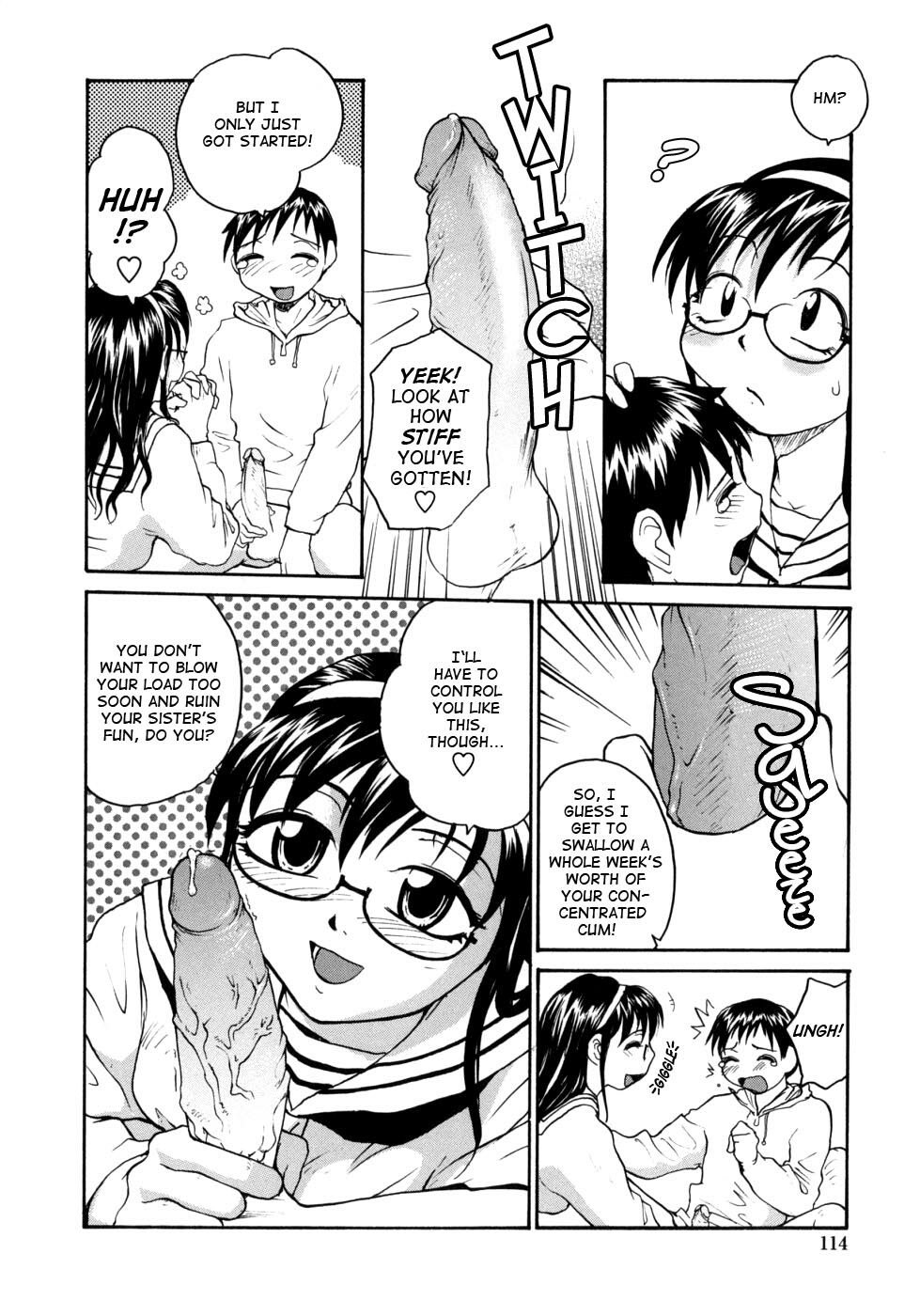 [RaTe] Ane to Megane to Milk - Sister, glasses and sperm. [English] [TCup] page 114 full