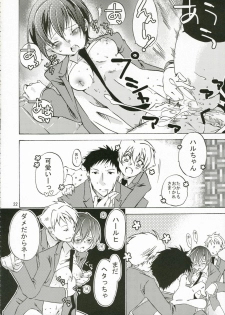(C70) [Ichinichi Sanjou (Jinguu Kozue)] Ohimesama wa Muku na Yuugi ni Mi o Yudaneru (Ouran High School Host Club) - page 21
