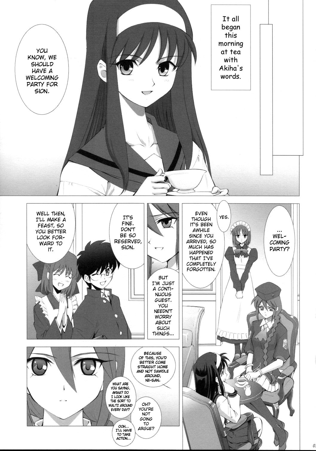 (C64) [Crazy Clover Club (Shirotsumekusa)] Tsukihime Complex 3 red (Tsukihime) [English] page 6 full