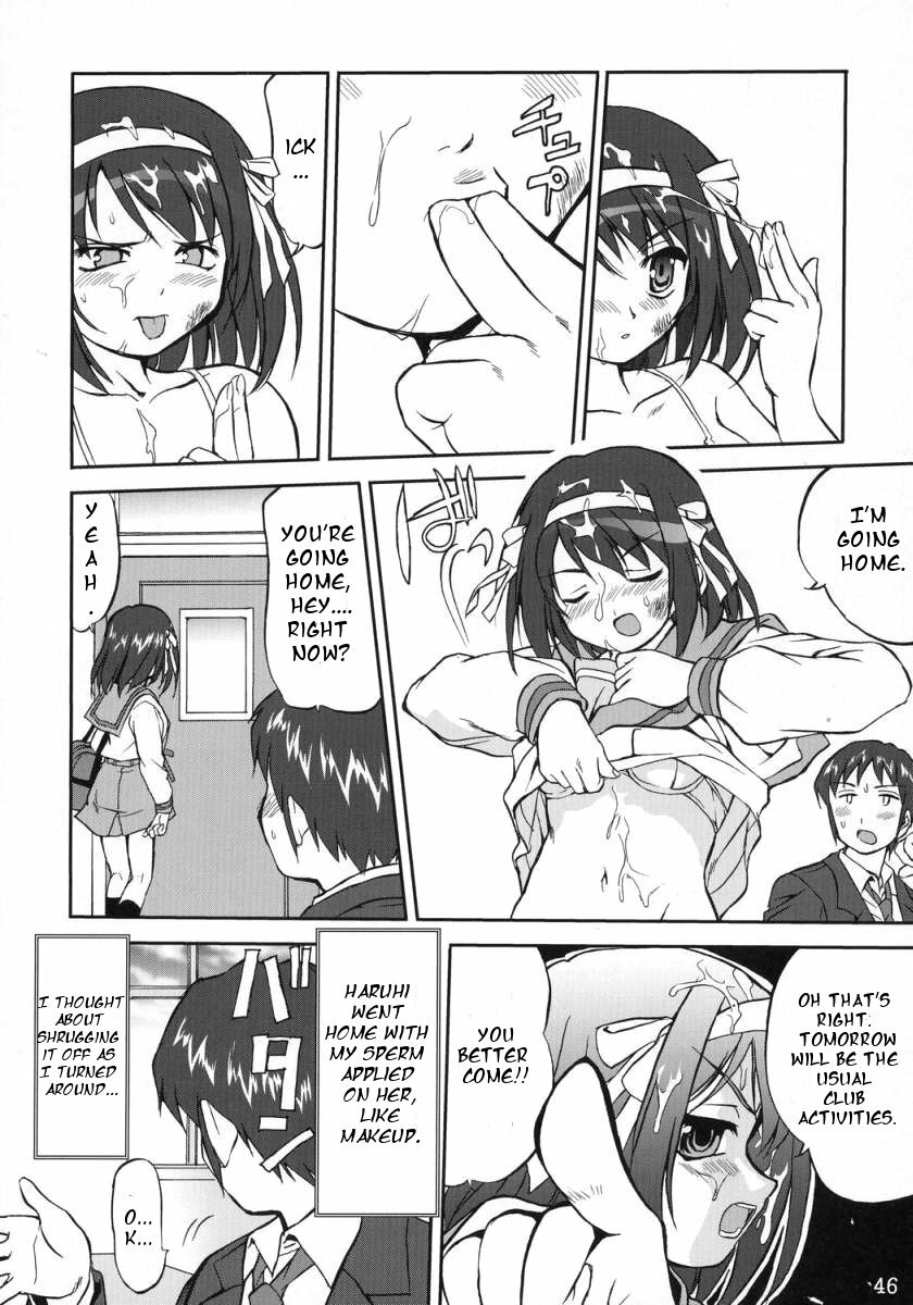 (C70) [Takotsuboya (TK)] Suzumiya Haruhi no Fukujyu (The Melancholy of Haruhi Suzumiya) [English] [One of a Kind Productions] page 46 full