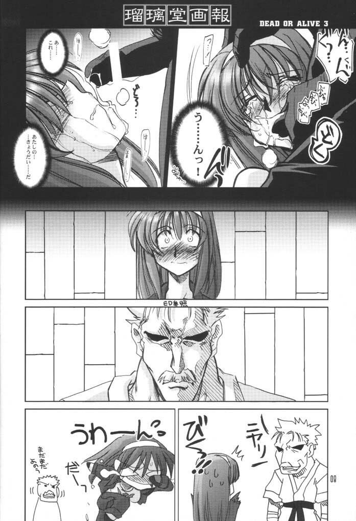 (CR31) [U-A Daisakusen, Lapislazuli=corporation (Harada Shoutarou)] Ruridou Gahou 17 (Dead or Alive) page 7 full