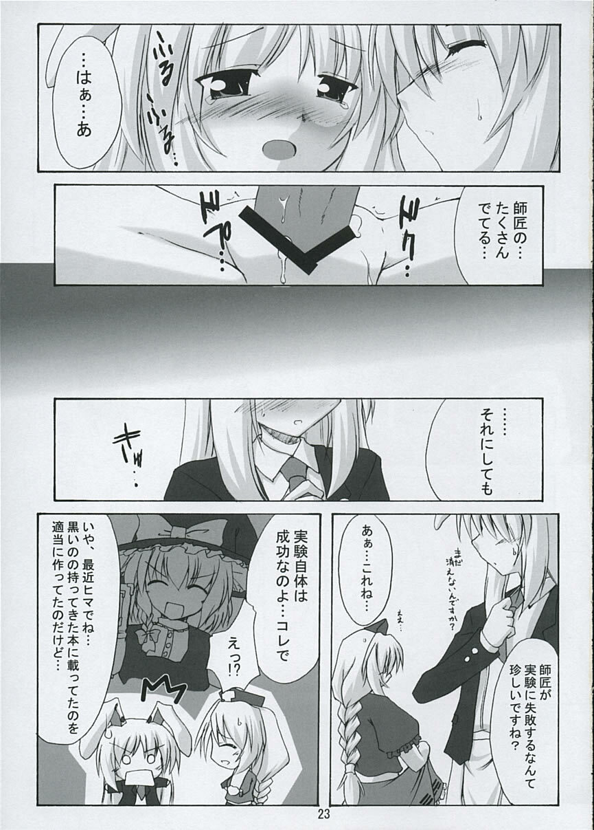 (SC29) [Yuugen Jikkou (Gonzaburo-)] Tsukikage Renbo (Touhou Project) page 22 full