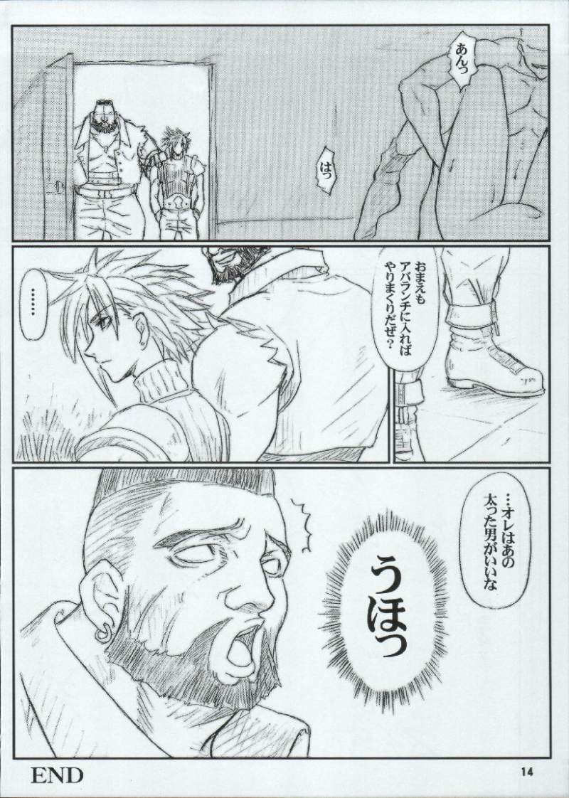 (C67) [Suginami Mougyuu Kai (S-P-Y)] Ten no Koe 2 (Final Fantasy VII) page 14 full