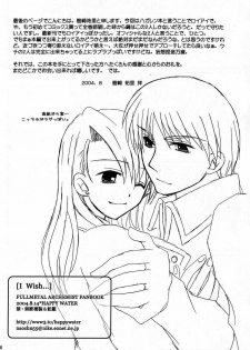 (C66) [HAPPY WATER (Kizaki Yuuri)] I Wish... (Fullmetal Alchemist) - page 17