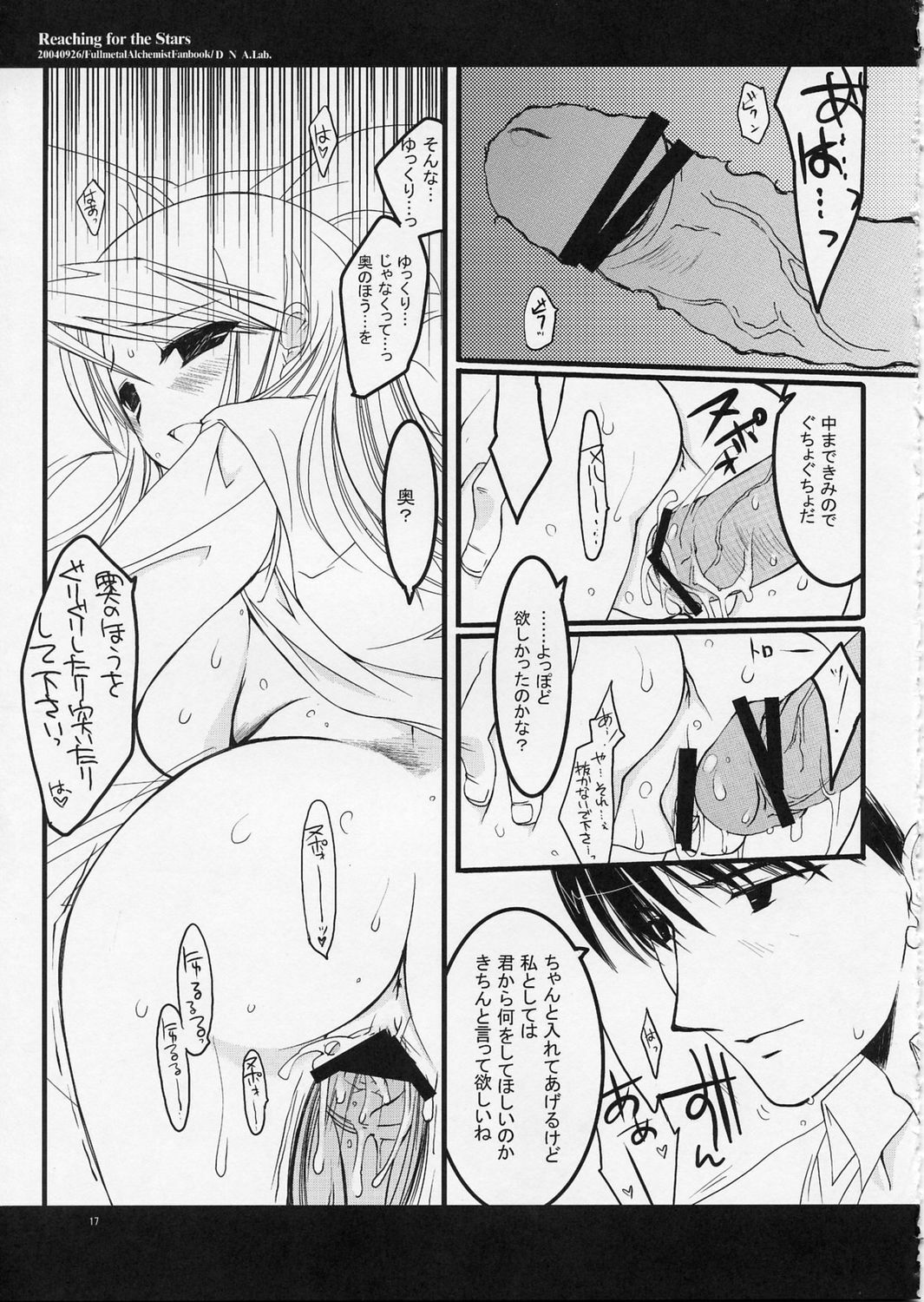 [D.N.A.Lab. (Miyasu Risa)] Reaching for the Stars (Fullmetal Alchemist) page 17 full