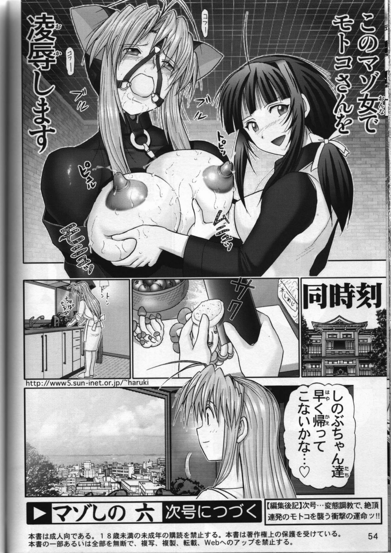 (C64) [Raijinkai (Haruki Genia)] Maso Shino Roku (Love Hina) page 51 full