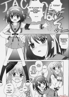 (COMIC1) [SimaSima System (Nagisawa You)] Suzumiya Haruhi no Daikenkyuu! (The Melancholy of Haruhi Suzumiya) [English] [FAKKU] - page 3