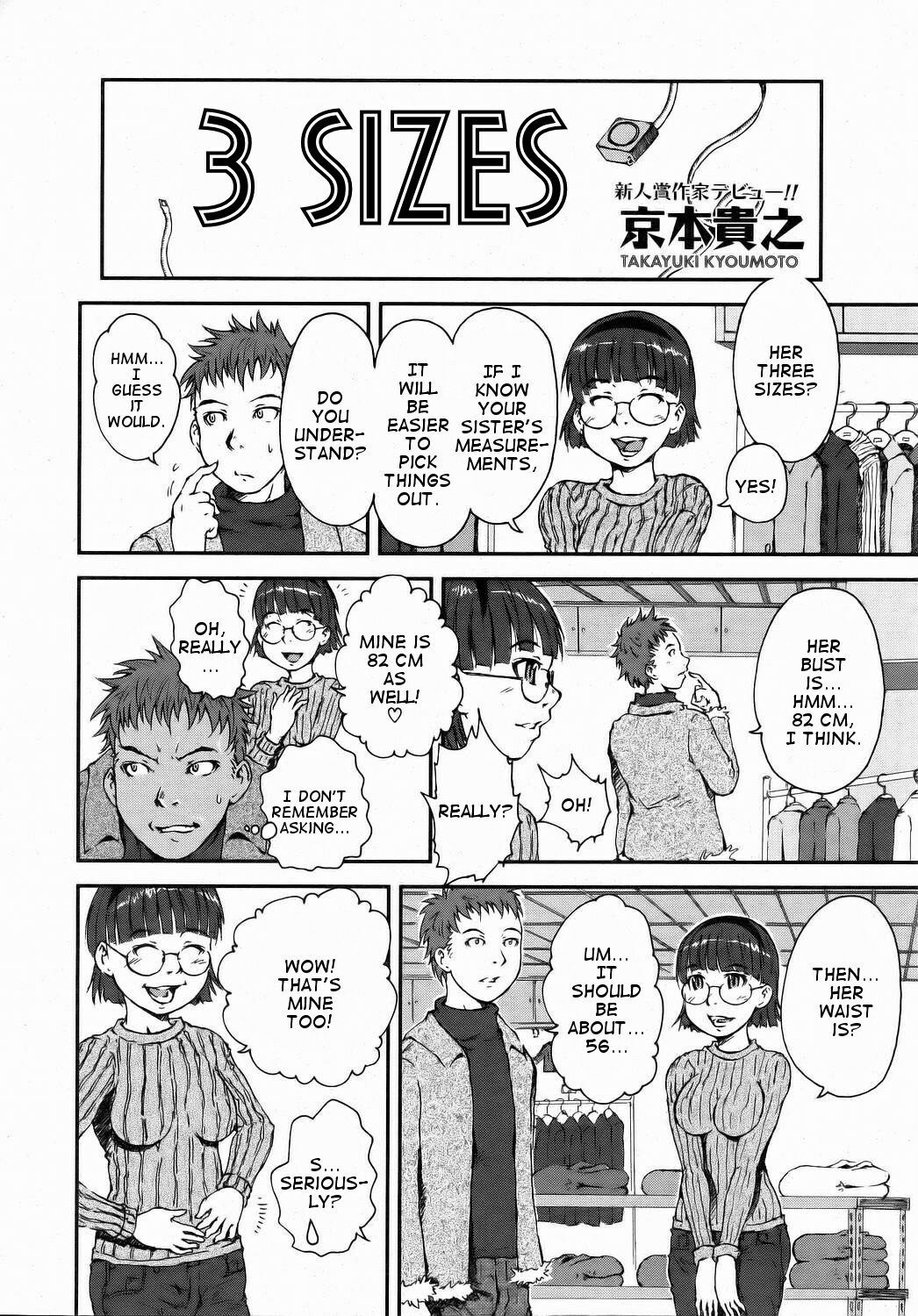 [Kyoumoto Takayuki] 3 Sizes [English] {Clearly Guilty} page 4 full