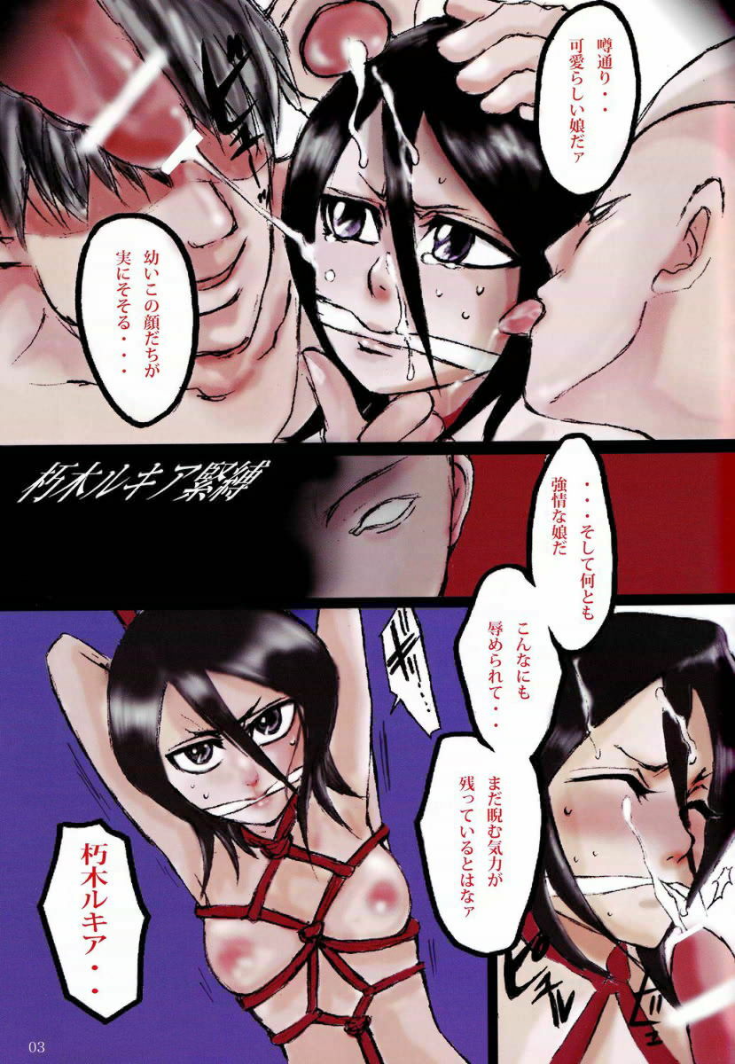 (SUPER15) [SUCK DROP BAMBIES (GATARI)] Kuchiki Rukia Kinbaku (Bleach) page 2 full