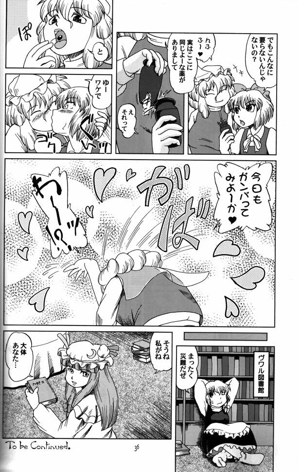 (C68) [Aniki Teikoku (Fey Tas)] Muteki Danmaku Musume 2 (Touhou Project) page 34 full