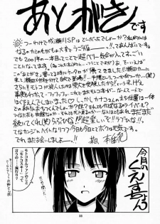 (Mimiket 3) [Big Boss (Hontai Bai)] Narusegawa SP. (Love Hina) - page 32