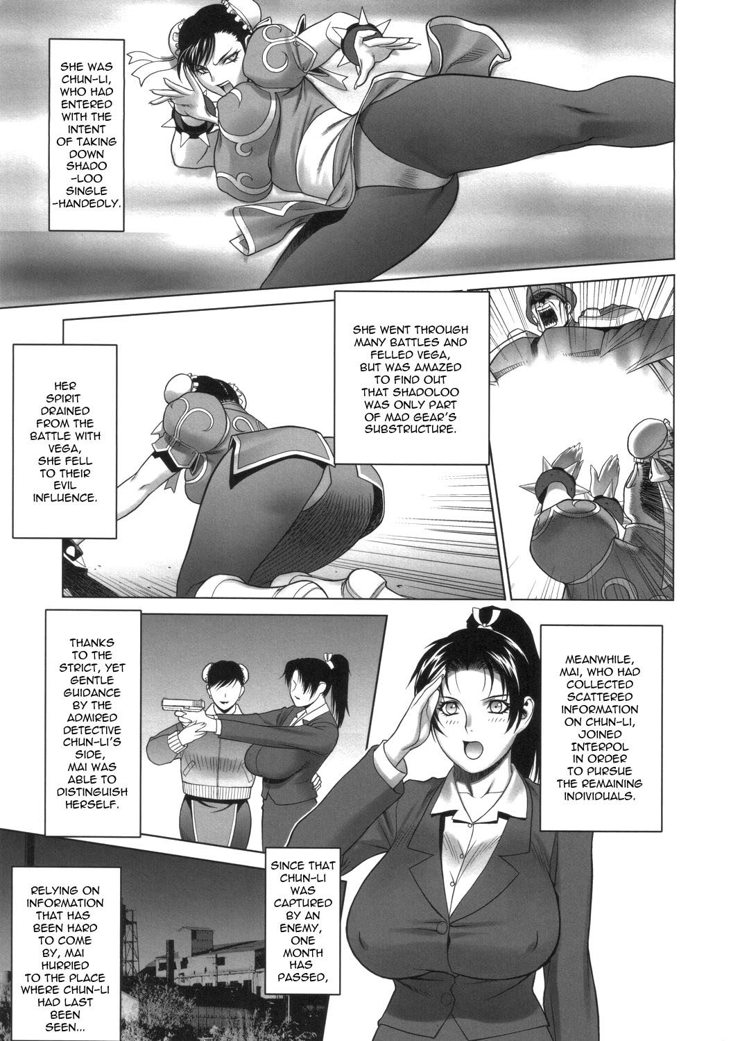 (C72) [Motchie Kingdom (Motchie)] Kunoichi Jigokuhen R-31 (King of Fighters, Street Fighter) [English] [0405] page 4 full