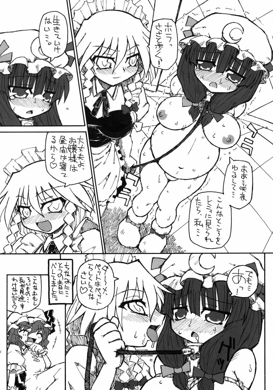 (SC28) [Domestic animals (Murasame Maru)] Seireitsukai no Gogo | Afternoon of The Sorceress (Touhou Project) page 19 full