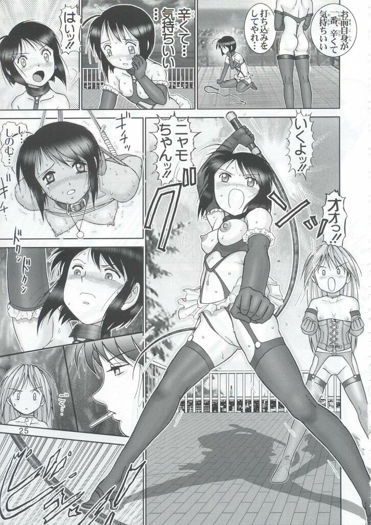 (C63) [Raijinkai (Haruki GeNia)] Mazo Shino Yon (Love Hina) page 24 full