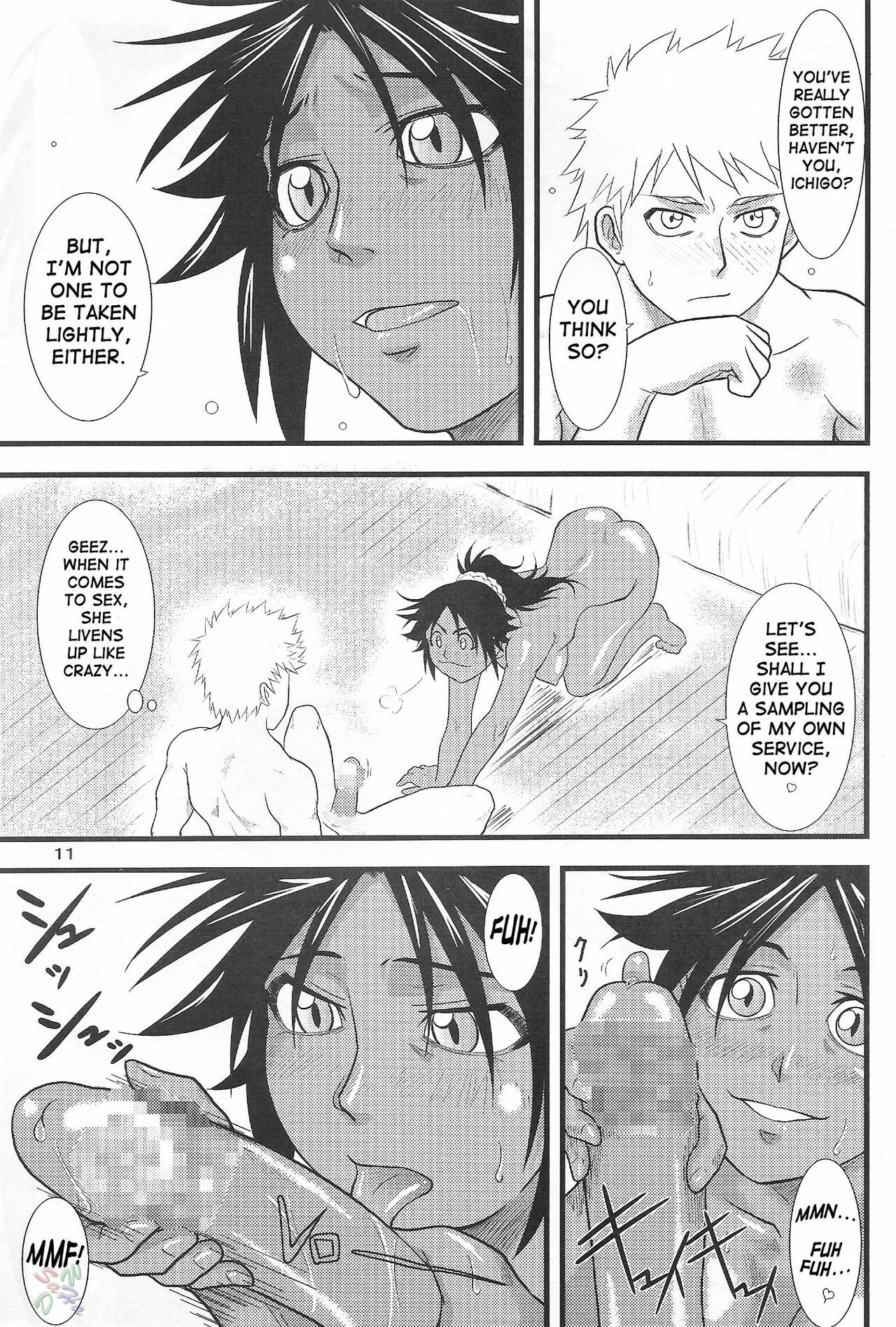 (C68) [Great.Dadan (Seijirou Kagechika)] Yoruichi Nyan no Hon 3 (Bleach) [English] [SaHa] page 10 full