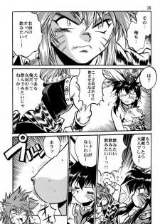 (C60) [Studio Katsudon (Manabe Jouji)] Uraginga Sengoku Gun Yuuden (Ginga Sengoku Gun Yuuden Rai) - page 25