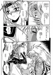 (C60) [Studio Katsudon (Manabe Jouji)] Uraginga Sengoku Gun Yuuden (Ginga Sengoku Gun Yuuden Rai) - page 36