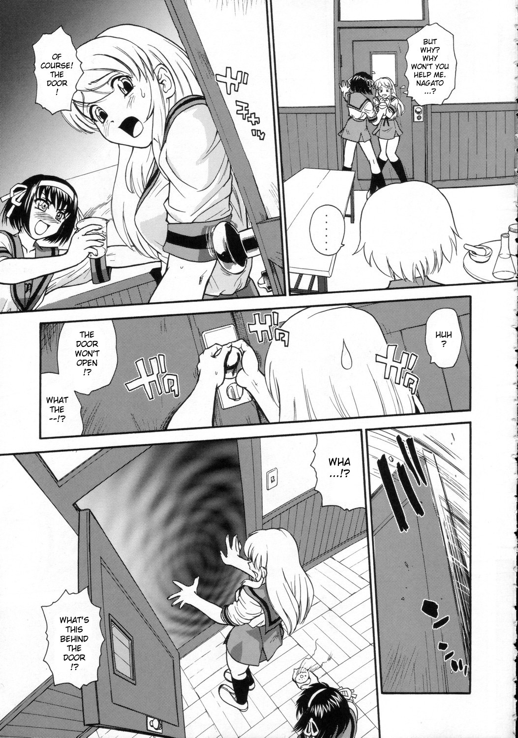 (SC32) [Behind Moon (Q)] Asahina Mikuru no Milk | Asahina Mikuru's Milk (The Melancholy of Haruhi Suzumiya) [English] {Futa_Risette} page 4 full