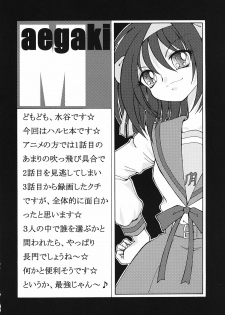 (C70) [Ryuurei Tennyo (Mizutani Hitomi)] Mirai Shoujo no Gyakushuu ~Future Girl Strikes Back~ (The Melancholy of Haruhi Suzumiya) - page 3