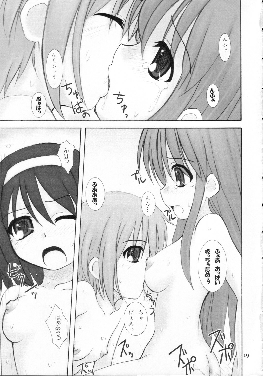 (C70) [Hearts & Crusts (Nanana Nana)] Kijou no Kuuron (Suzumiya Haruhi no Yuuutsu) page 18 full