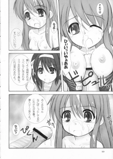(C70) [Hearts & Crusts (Nanana Nana)] Kijou no Kuuron (Suzumiya Haruhi no Yuuutsu) - page 9