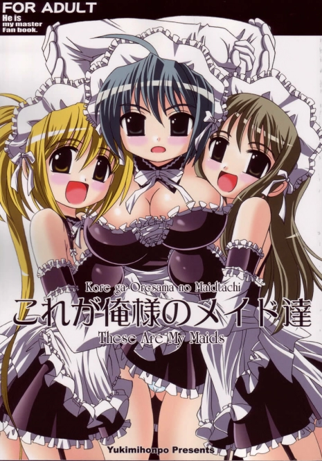 (C68) [Yukimi Honpo (Asano Yukino)] Kore ga Ore-sama no Maid-tachi (Kore ga Watashi no Goshujin-sama) [English]