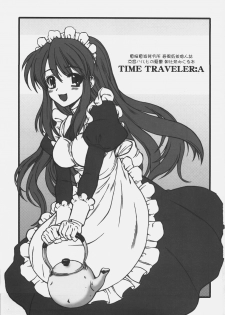 [Dennou Denpa Hatsureisho (Harukaze Koucha)] TIME TRAVELER:A (The Melancholy of Haruhi Suzumiya) - page 2