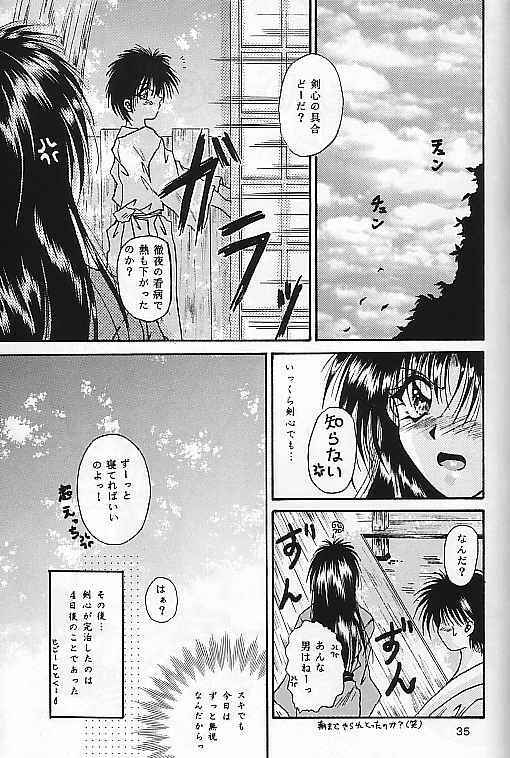 [Himuro DOLL, ANYSING WORLD (Narumi Reimu, Choubyoubyoudama)] Motto Aishiaimasho (Rurouni Kenshin) page 34 full