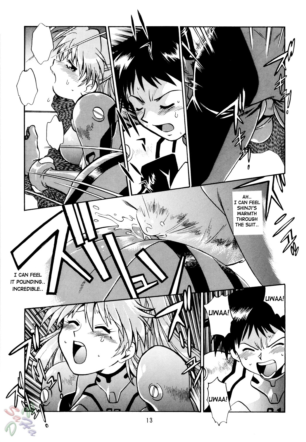 (CR34) [Studio Katsudon (Manabe Jouji)] Plug Suit Fetish (Neon Genesis Evangelion) [English] {D-W} page 13 full