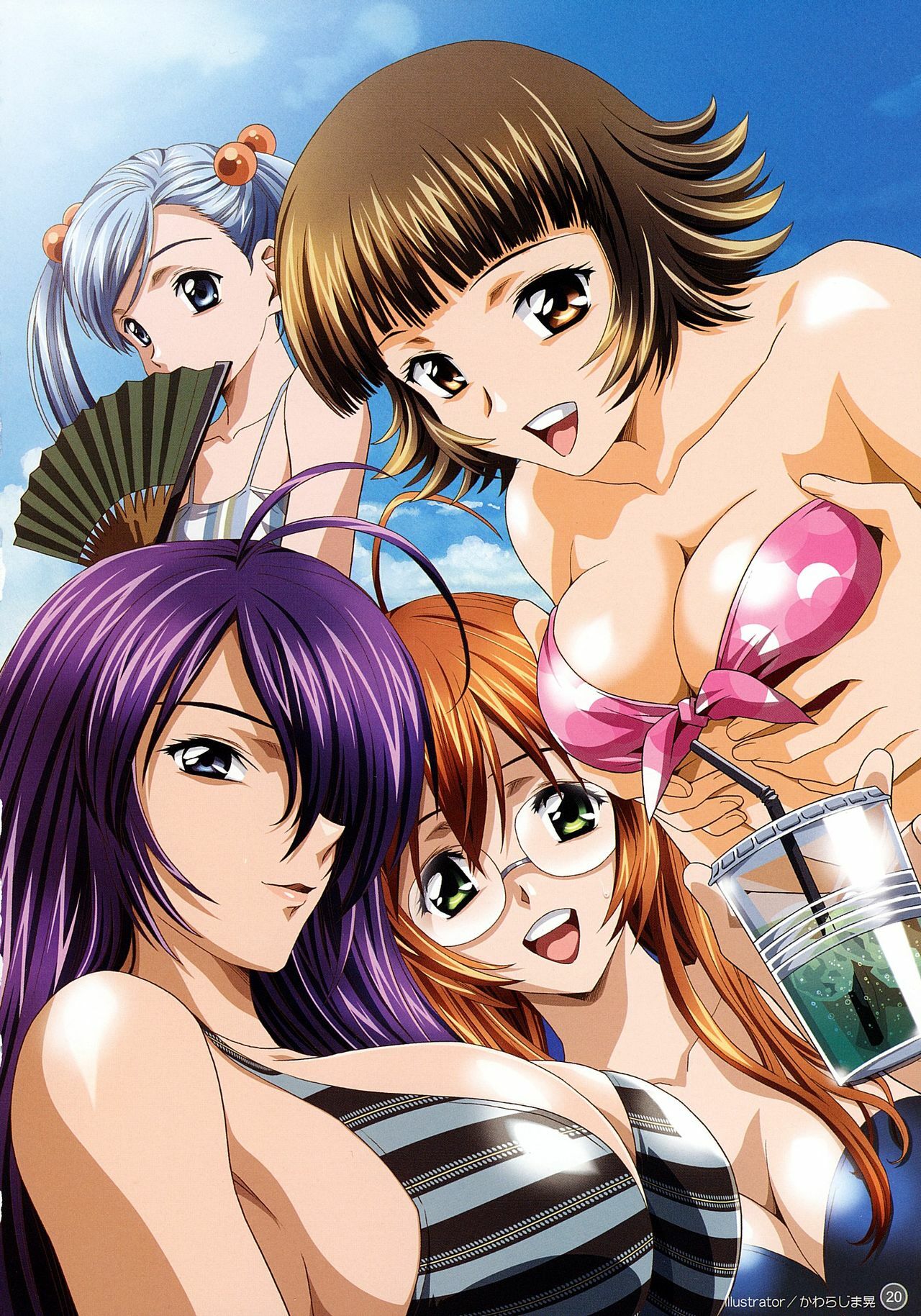 [TORANOANA] Ikkitousen Dragon Destiny Offical Visual Fan Book page 19 full