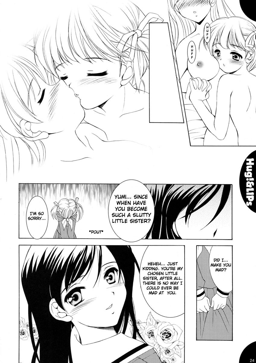 (C65) [Mizumo Club (Mizushiro Takuya)] Hug!&LIPs (Maria-sama ga Miteru) [English][Nakadashi] page 23 full