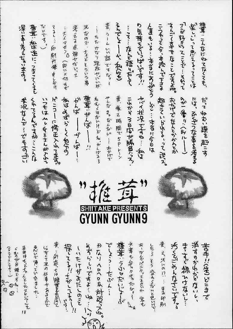 (C61) [Shiitake (Mugi, Setsuna)] Gyunn Gyunn 9 (Abarenbou Princess) page 17 full