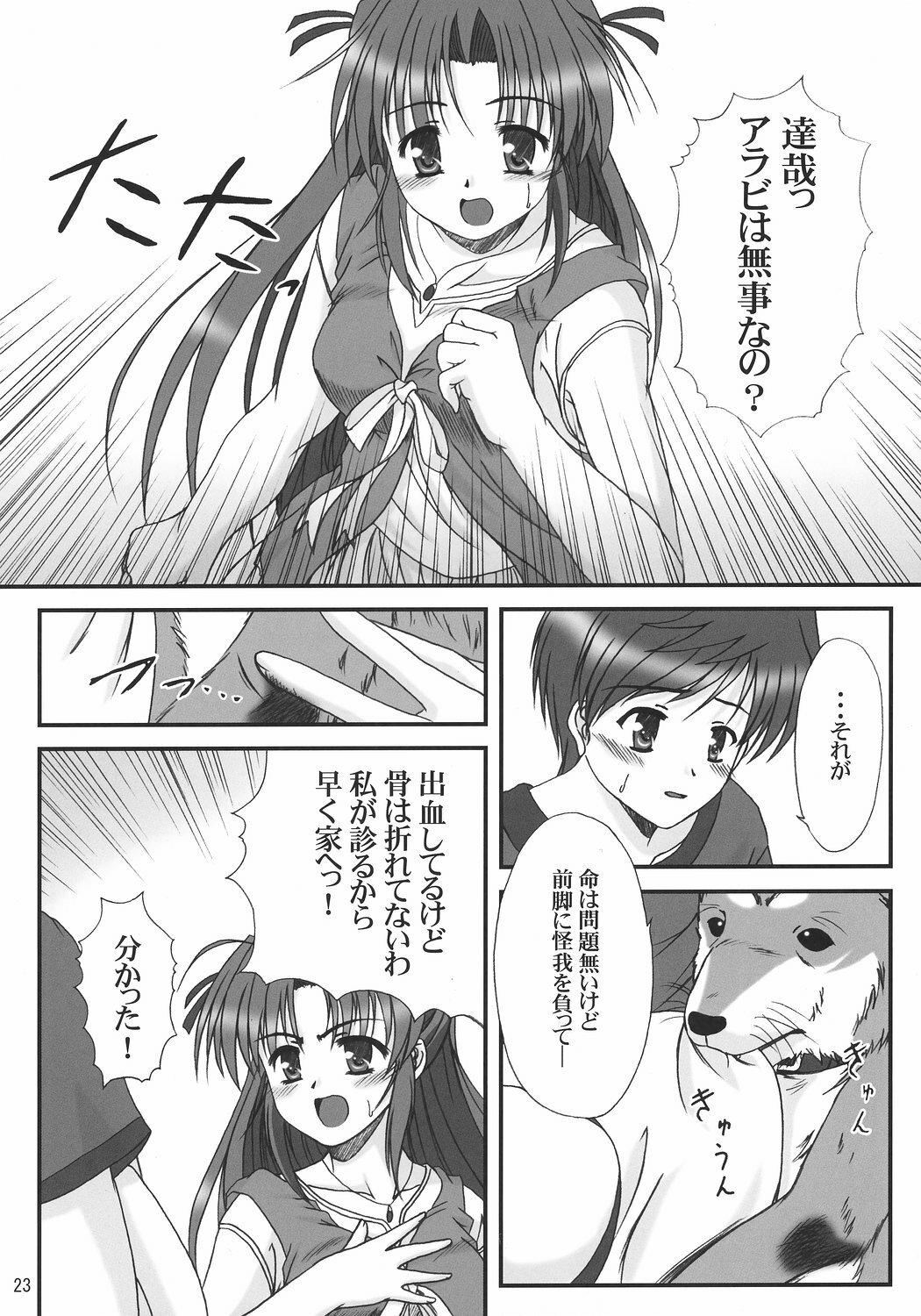 (C71) [K-1 (Fana)] Ruriiro no Wakusei (Yoake Mae Yori Ruriiro na) page 22 full