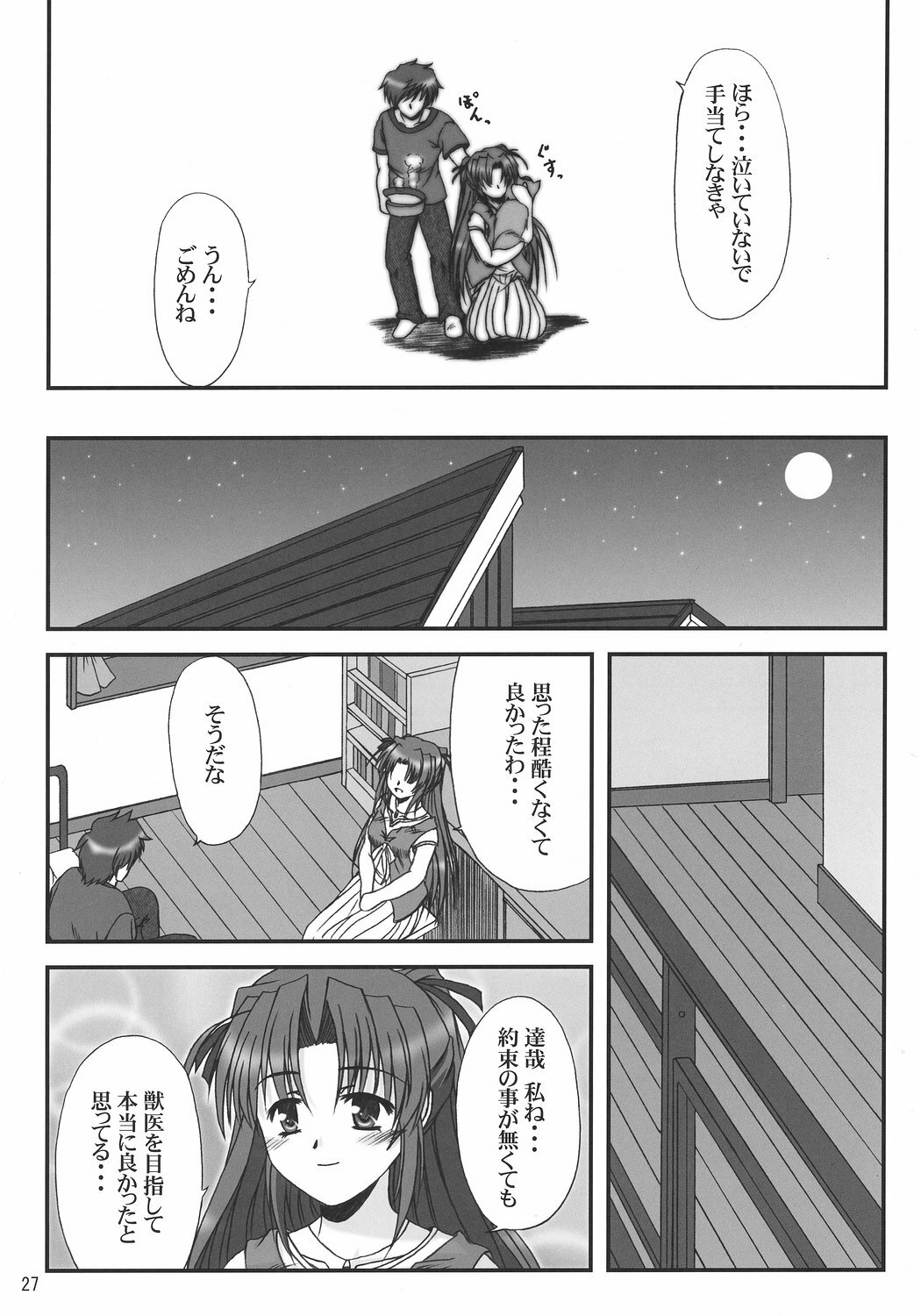 (C71) [K-1 (Fana)] Ruriiro no Wakusei (Yoake Mae Yori Ruriiro na) page 26 full